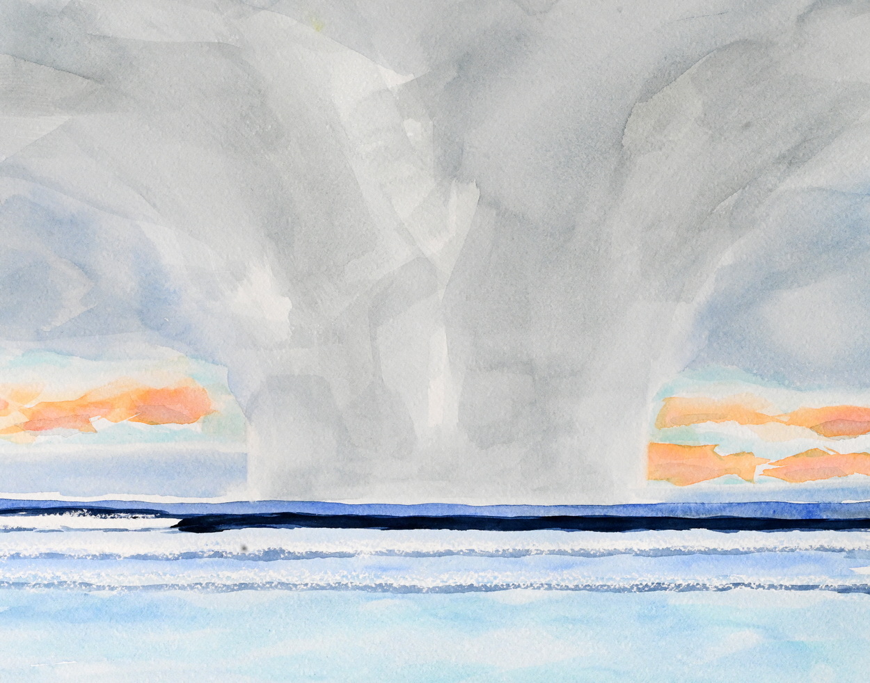 18. Rain Storm Beach