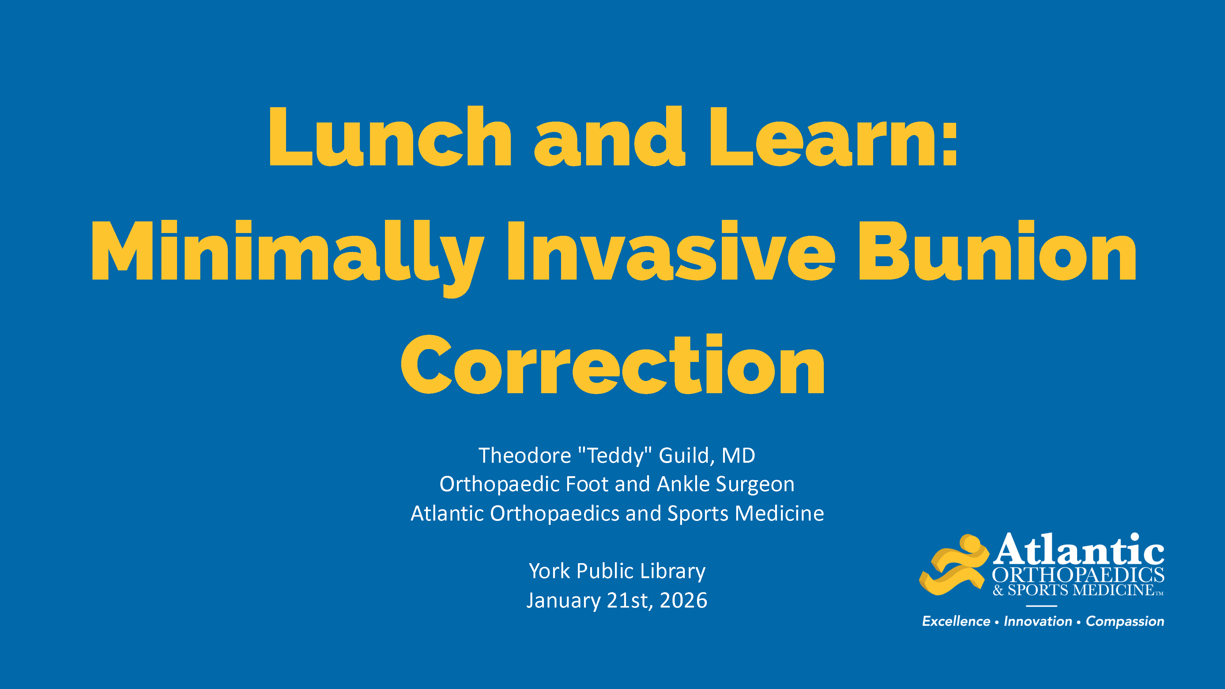 Minimally Invasive Bunion Correction