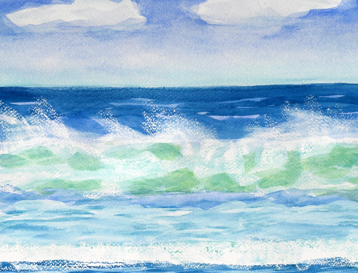 10. Surf Blowing off Waves